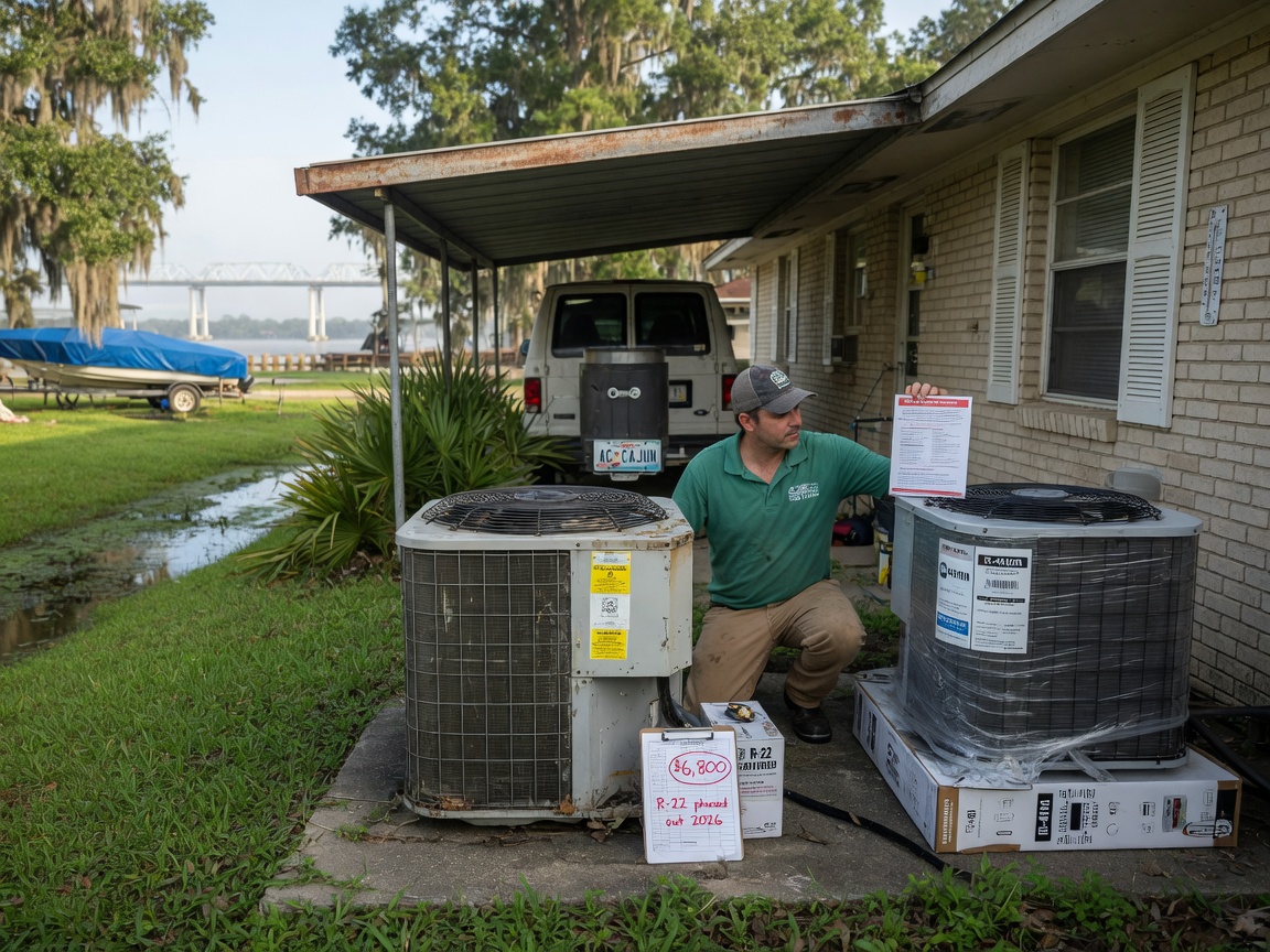 2026 Refrigerant Changes Explained: What Lake Charles Homeowners Should Know Before Replacing an AC